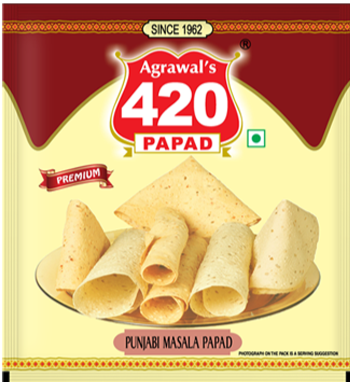 420 premium - punjabi masala papad