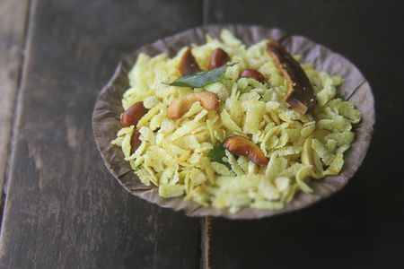 Roasted Poha Chivda- A Healthy Evening Snack