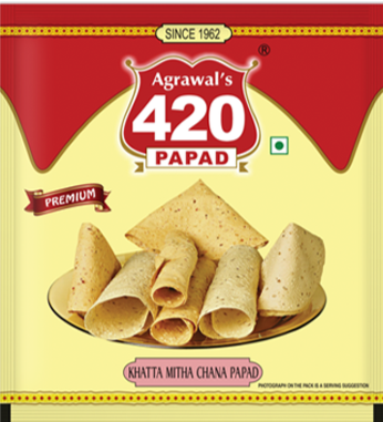 Agrawal's 420 Khatta Mitha Chana Papad