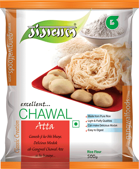 Chawal atta or call it Rice atta from Gangwal