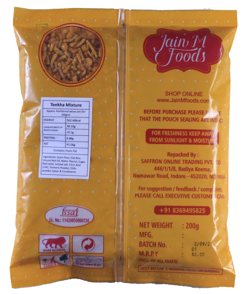 Buy JainM Foods Teekha Mixture, 200g Online