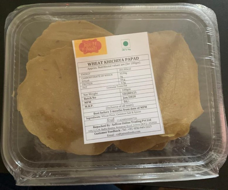 Wheat Gehu khichiya Papad